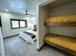 Lower Level Bedroom 6 with King bed, 2 twin bunks